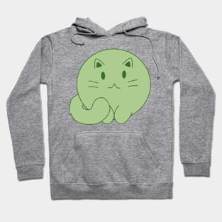 Green melon cat Hoodie